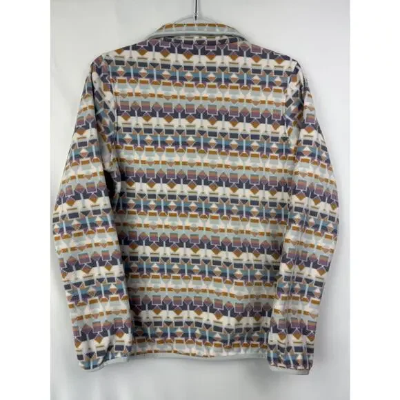Patagonia Micro D Snap T Fleece Pullover Cedar Mesa Geometric Size Small - Picture 7 of 12